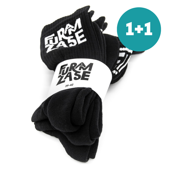 LOGO BLK 3-pack - casual/sport nogavice