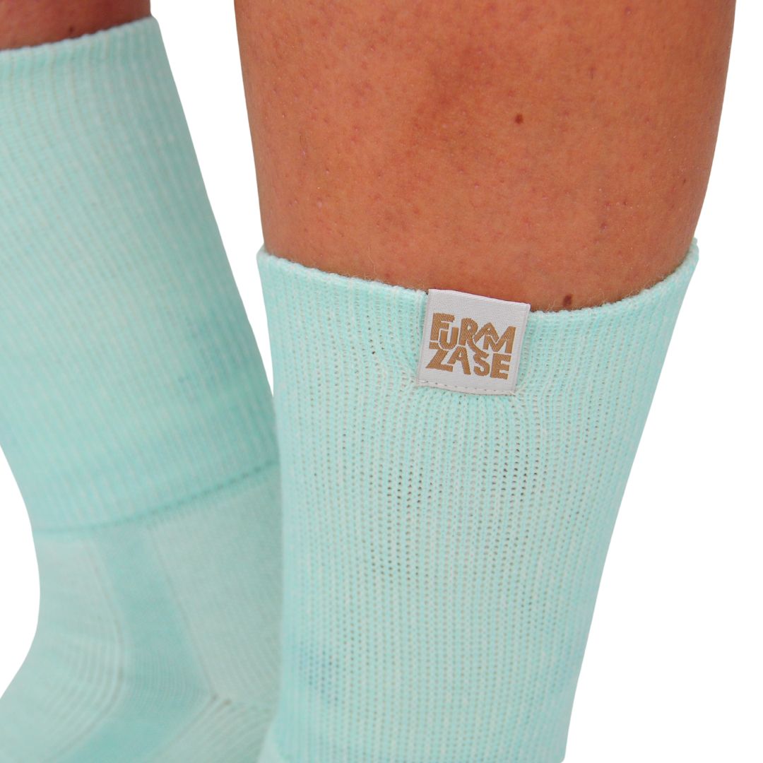 PREMIUM MINT - merino nogavice