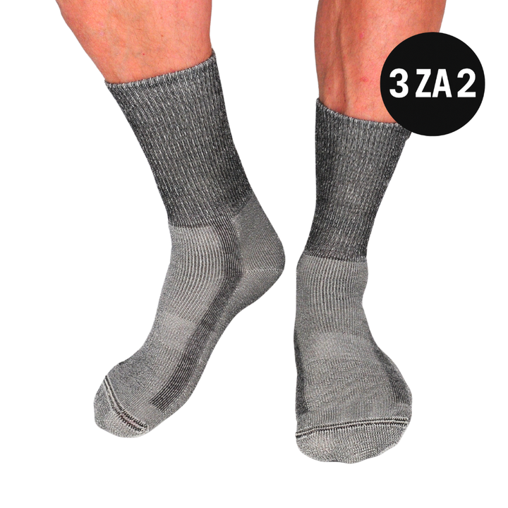 PREMIUM ČRNA - merino nogavice