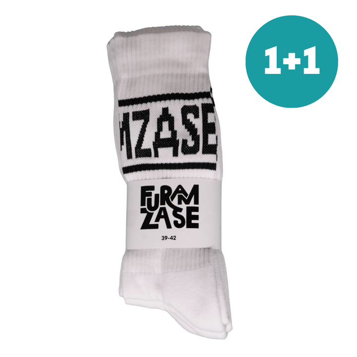 LOGO WHT 3-pack - casual/sport nogavice
