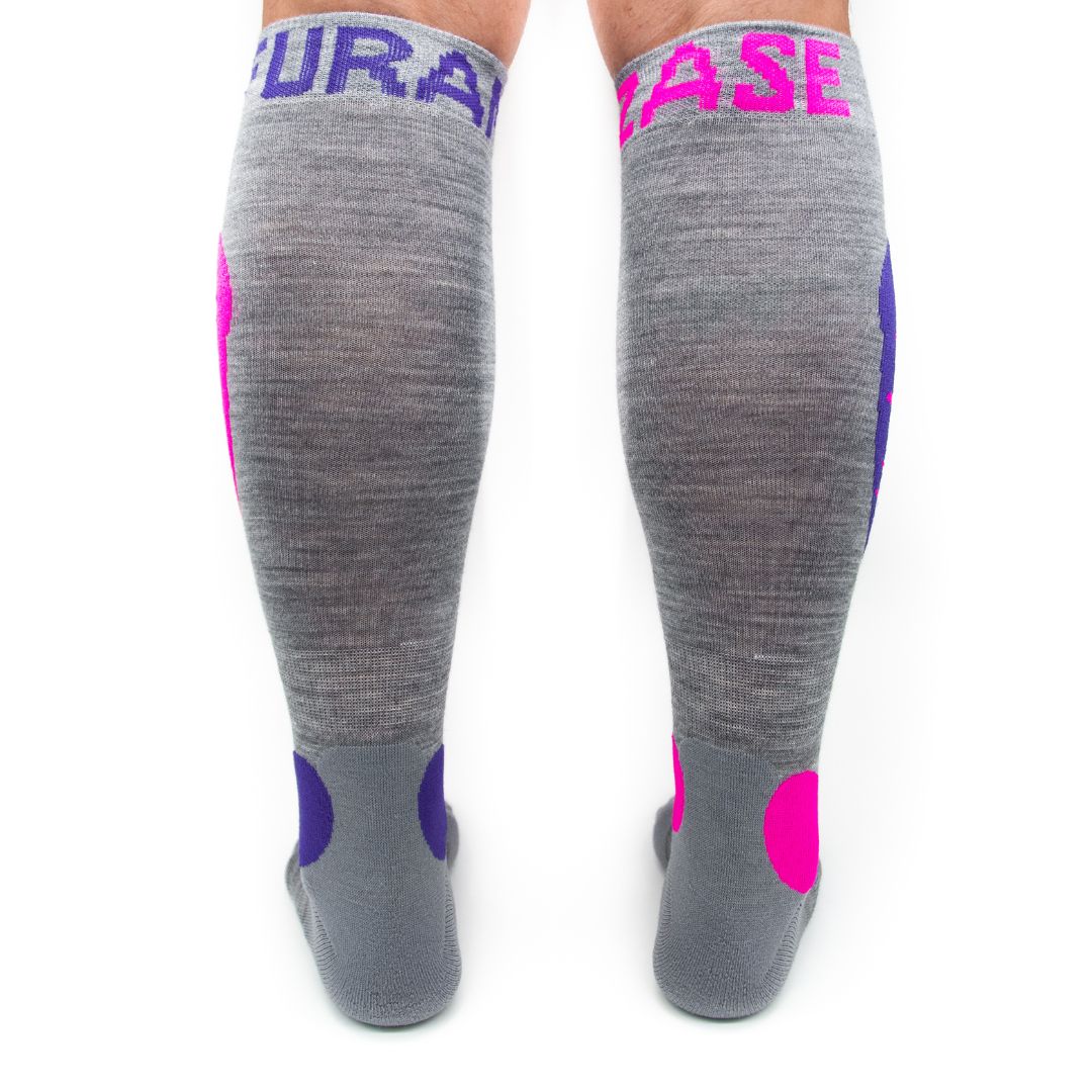 FLASH SNOW - smučarske merino nogavice