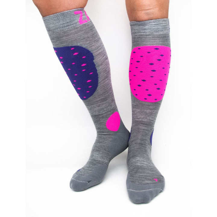 FLASH SNOW - smučarske merino nogavice