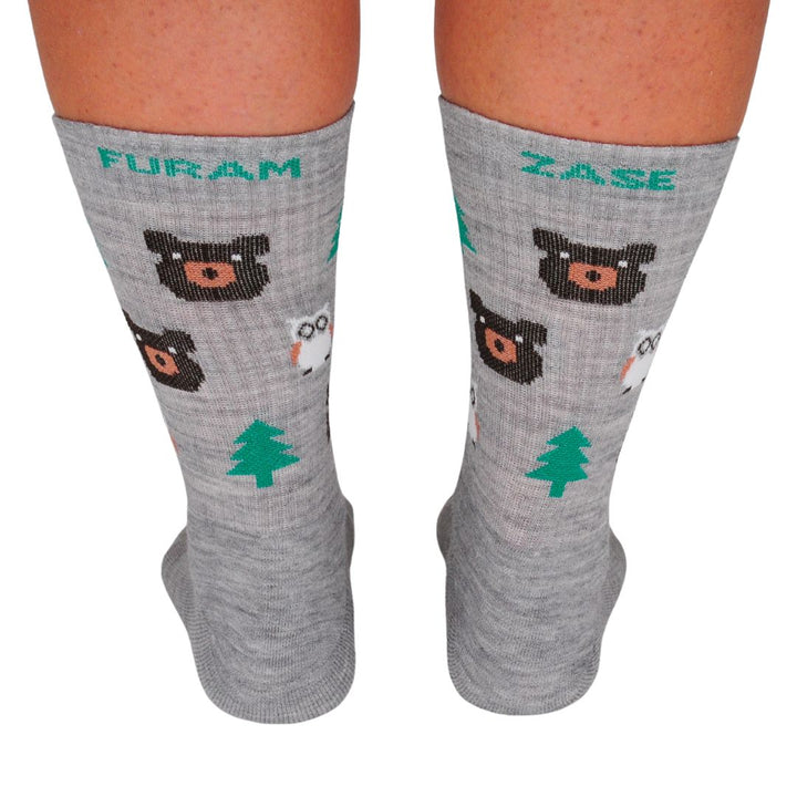 FOREST FRIENDS - merino nogavice