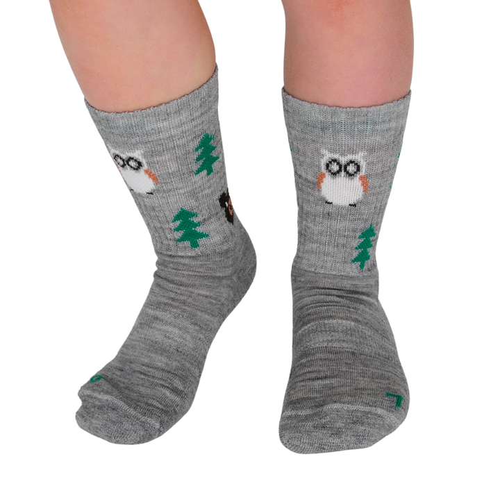 FOREST FRIENDS - otroške merino nogavice