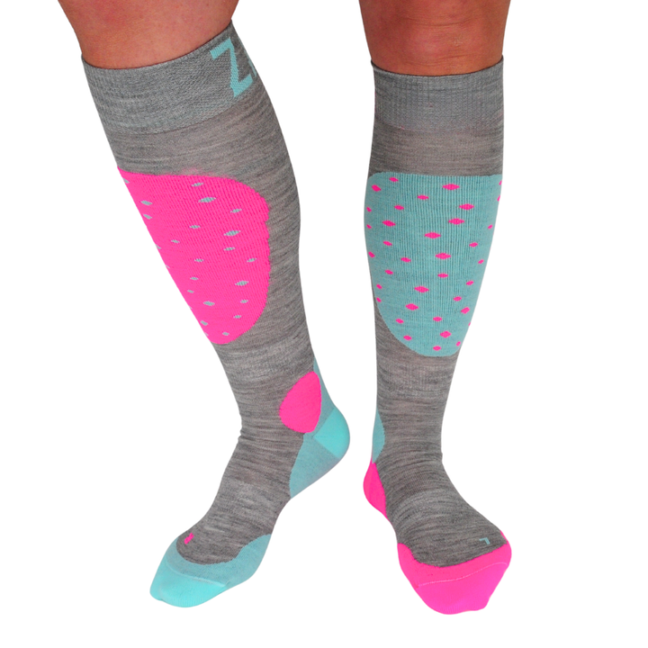 GLIDE - smučarske merino nogavice