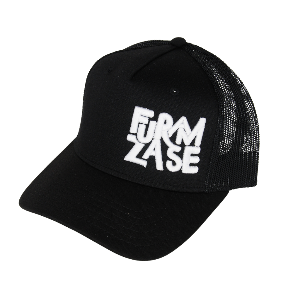 LOGO 3D WHT - trucker kapa s šiltom