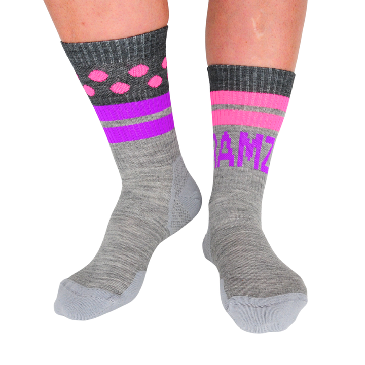 PIXIE HIGH - merino/sport nogavice