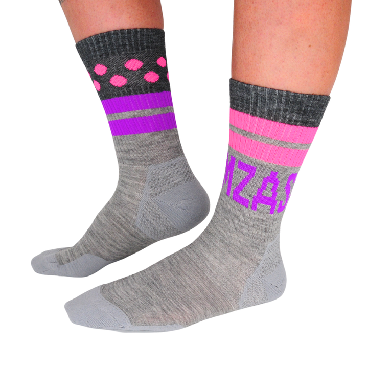 PIXIE HIGH - merino/sport nogavice