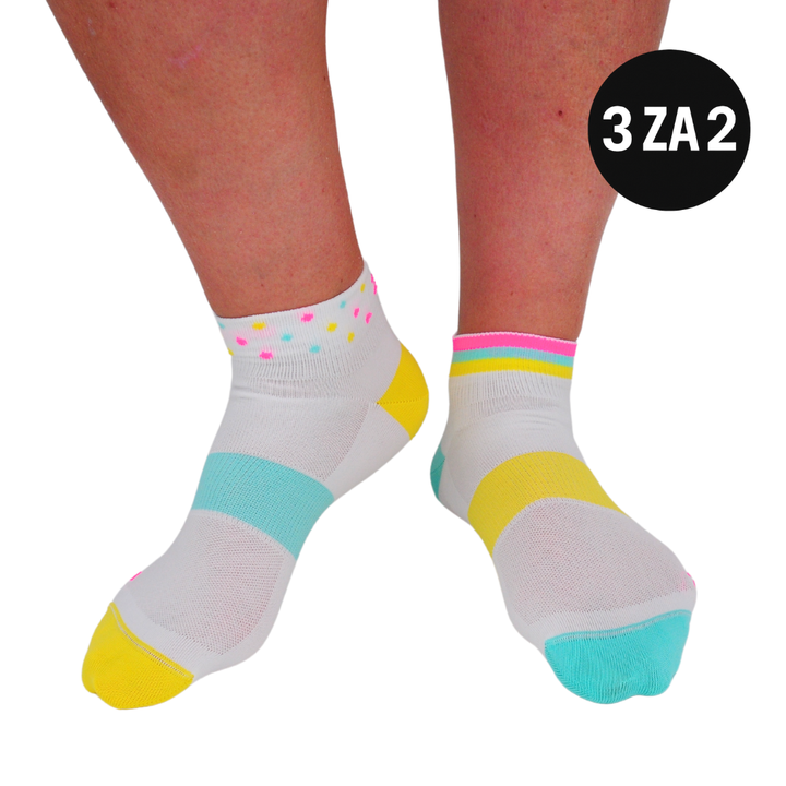 GLOW POP LOW - sport nogavice