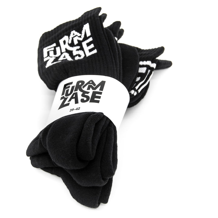 LOGO BLK 3-pack - casual/sport nogavice