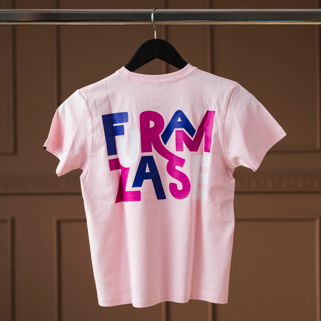 LOGO PINK - otroška kratka majica