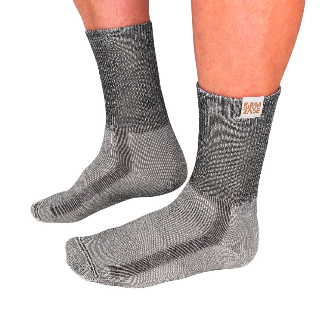 PREMIUM ČRNA - merino nogavice