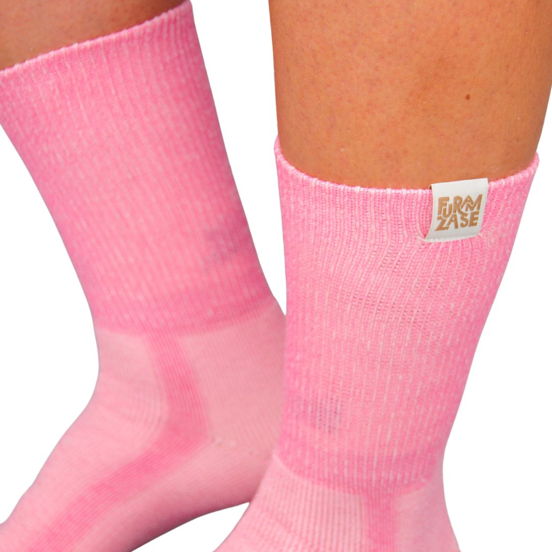 PREMIUM CIKLAM - merino nogavice