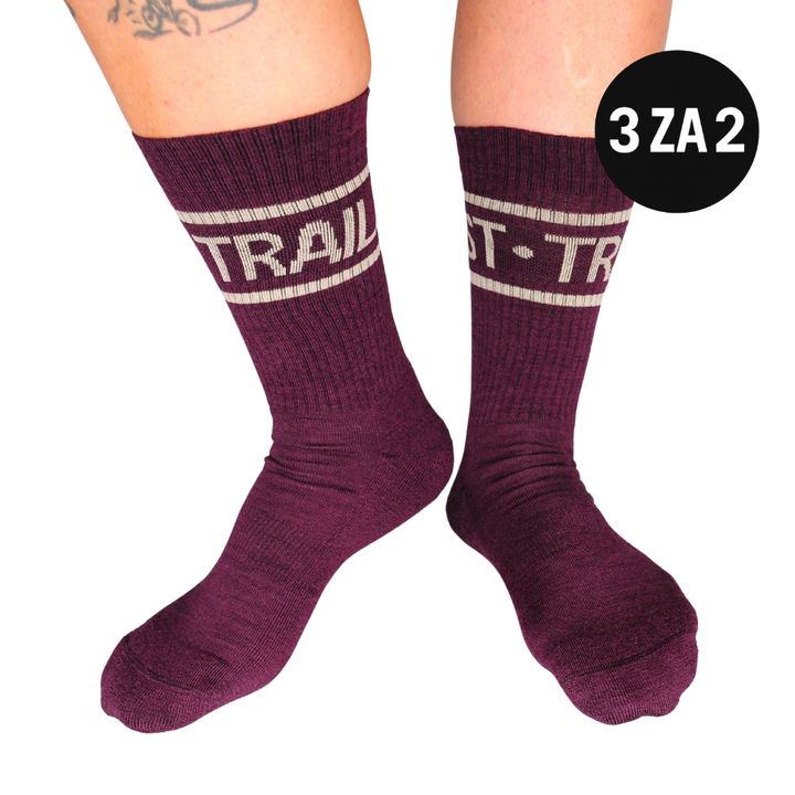 RUST - merino nogavice